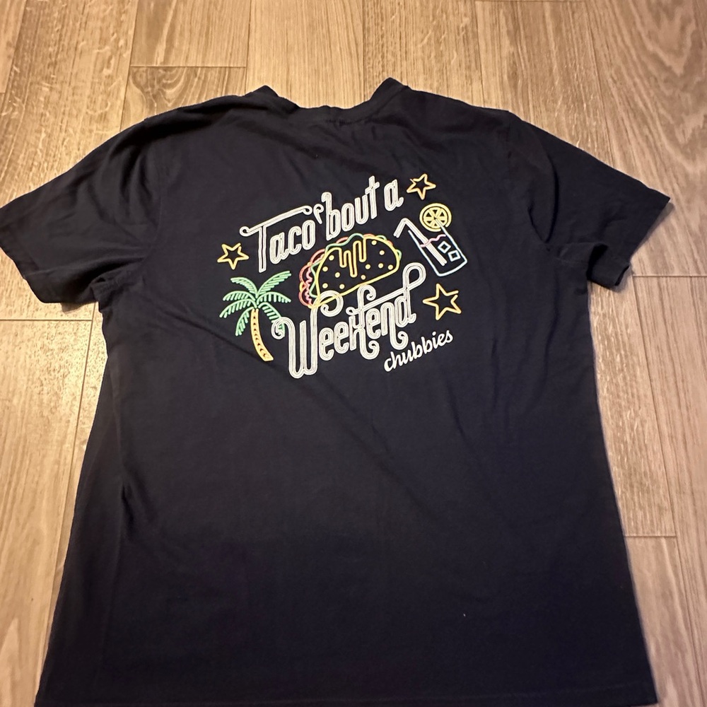 Chubbies Men's Navy Blue T-Shirt - Picture 5 of 5